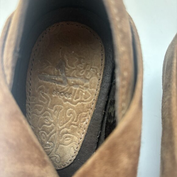 J. Shoes "Abbey" Suede Brown Knot Heels - Size US 6, UK 4, EU 37 - Picture 8 of 11